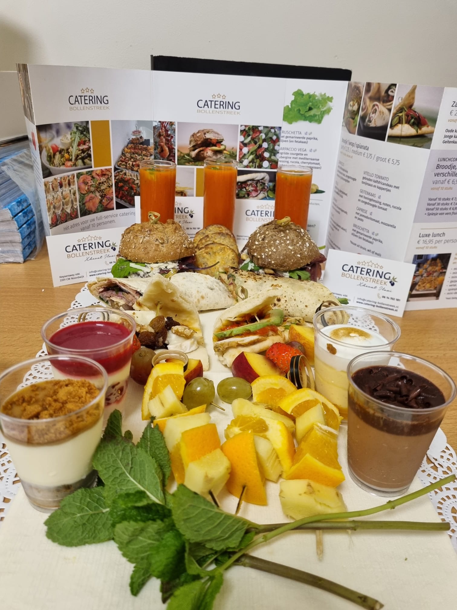 Combinatielunch: Broodjes en Wraps