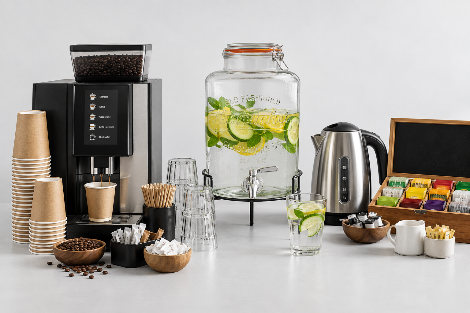 Koffie, thee & fruitwater